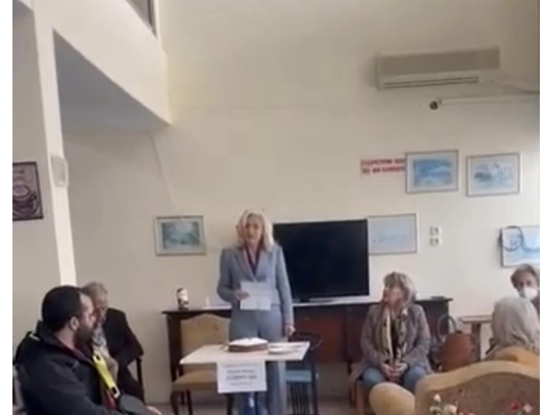 Η πρόεδρος του ΠΑΣΕΣΠΑ στη Κοπή πίτας  του Σύλλογου Οικογενειών και Φίλων για την Ψυχική Υγεία ΒΑ Αττικής